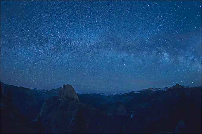 Starfield Over Yosemite High Country