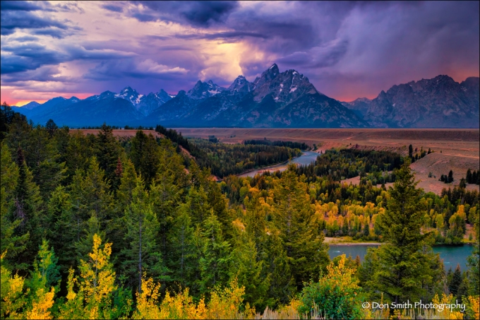 Stormy Evening, Snake River Overlook